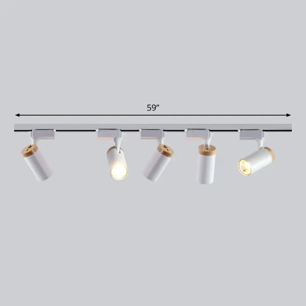DecorBites™ DecorBites™ Minimalist Metal LED Track Lamp - Tube Shape for Bedroom Ceiling Lighting