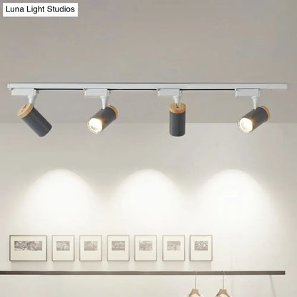 DecorBites™ DecorBites™ Minimalist Metal LED Track Lamp - Tube Shape for Bedroom Ceiling Lighting