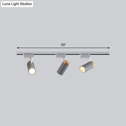 DecorBites™ DecorBites™ Minimalist Metal LED Track Lamp - Tube Shape for Bedroom Ceiling Lighting