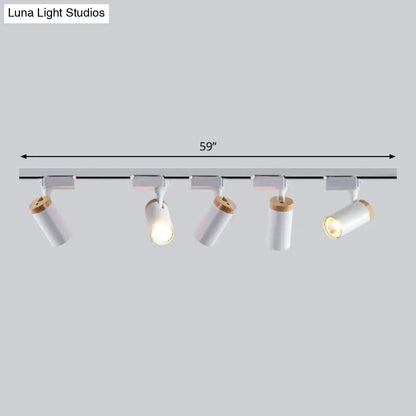 DecorBites™ DecorBites™ Minimalist Metal LED Track Lamp - Tube Shape for Bedroom Ceiling Lighting