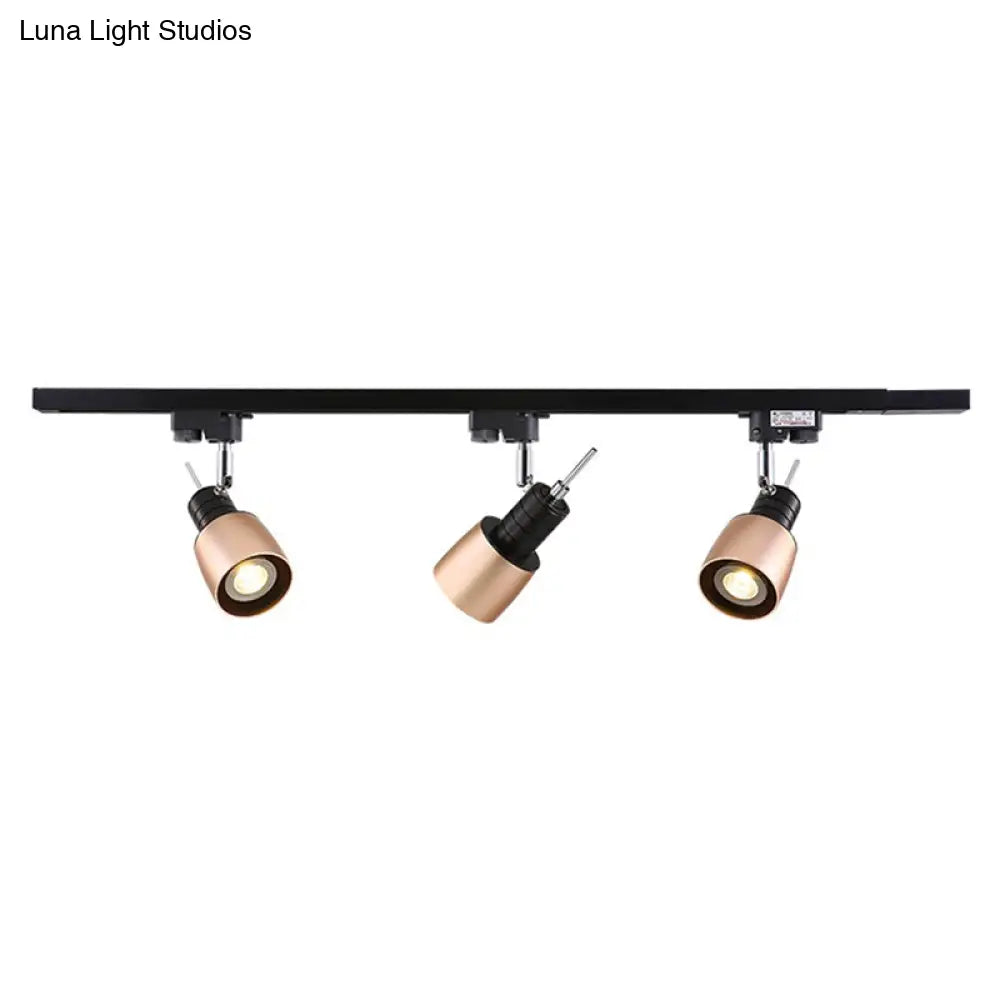 DecorBites™ DecorBites™ Minimalist Metal Semi Flush Mount Track Lighting Fixture for Living Room - Grenade Spotlight