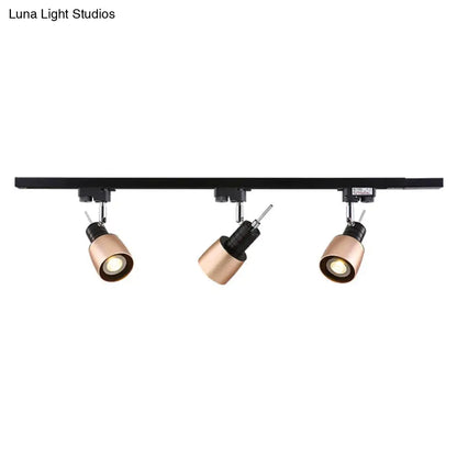 DecorBites™ DecorBites™ Minimalist Metal Semi Flush Mount Track Lighting Fixture for Living Room - Grenade Spotlight