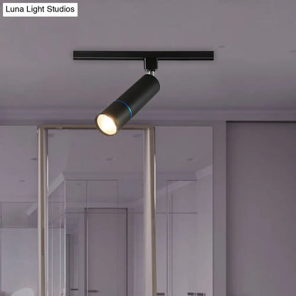 DecorBites™ DecorBites™ Minimalist Pipe LED Ceiling Light in Green/Black for Restaurants - Semi Flush Mount