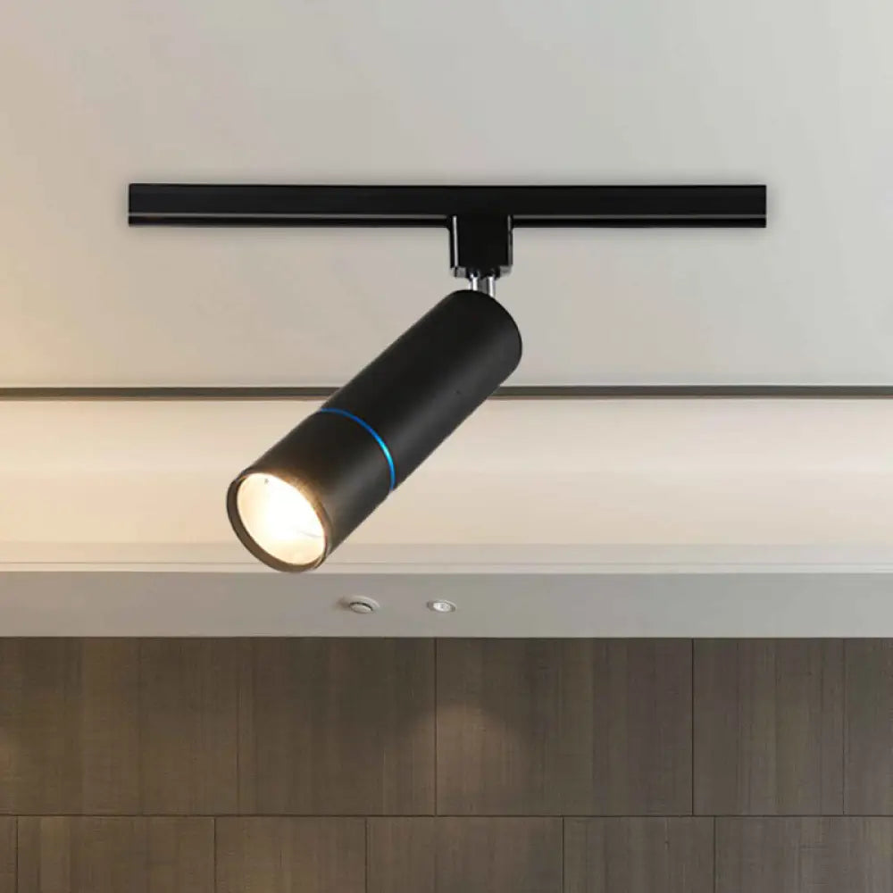 DecorBites™ DecorBites™ Minimalist Pipe LED Ceiling Light in Green/Black for Restaurants - Semi Flush Mount