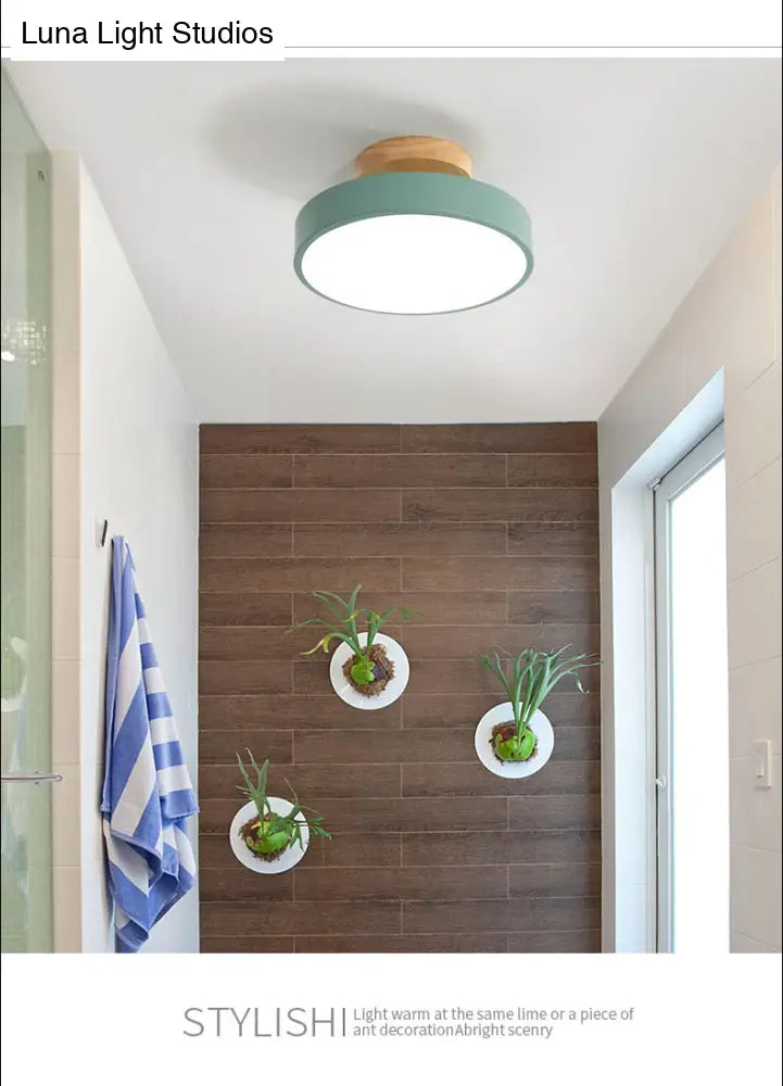 DecorBites™ DecorBites™ Minimalist Round Flush Mount Ceiling Light - Acrylic Chandelier for Bedroom