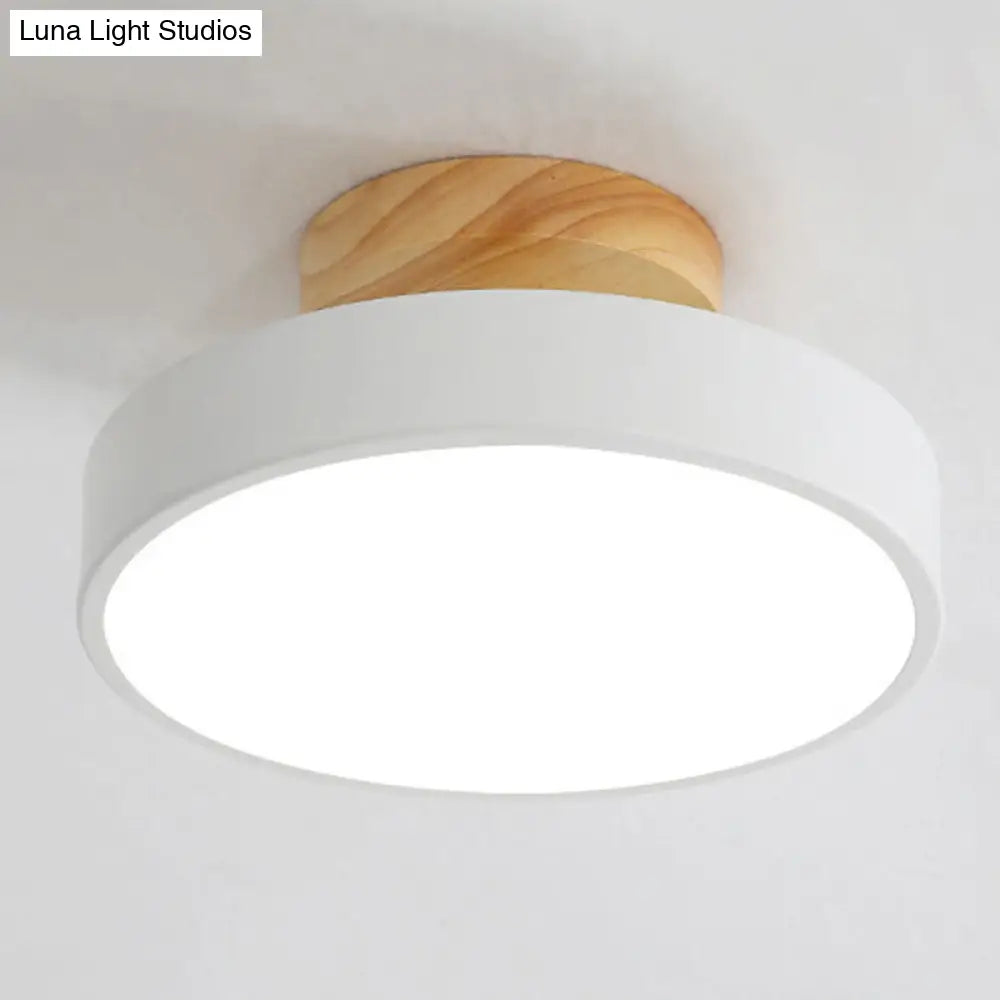 DecorBites™ DecorBites™ Minimalist Round Flush Mount Ceiling Light - Acrylic Chandelier for Bedroom
