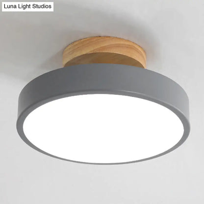DecorBites™ DecorBites™ Minimalist Round Flush Mount Ceiling Light - Acrylic Chandelier for Bedroom