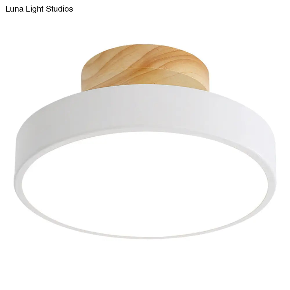 DecorBites™ DecorBites™ Minimalist Round Flush Mount Ceiling Light - Acrylic Chandelier for Bedroom