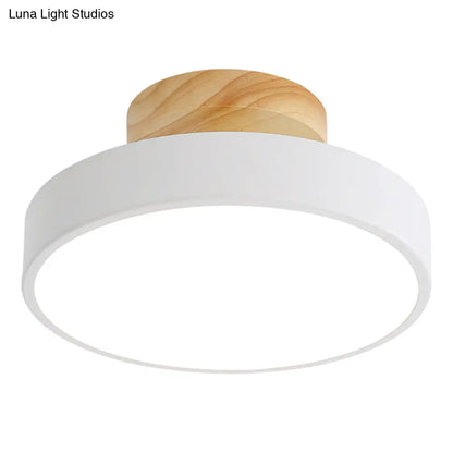 DecorBites™ DecorBites™ Minimalist Round Flush Mount Ceiling Light - Acrylic Chandelier for Bedroom