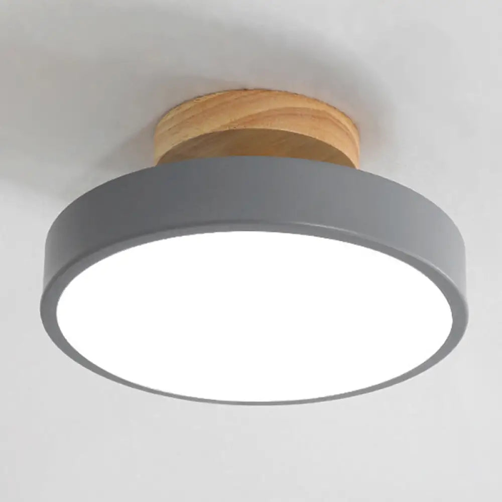 DecorBites™ DecorBites™ Minimalist Round Flush Mount Ceiling Light - Acrylic Chandelier for Bedroom