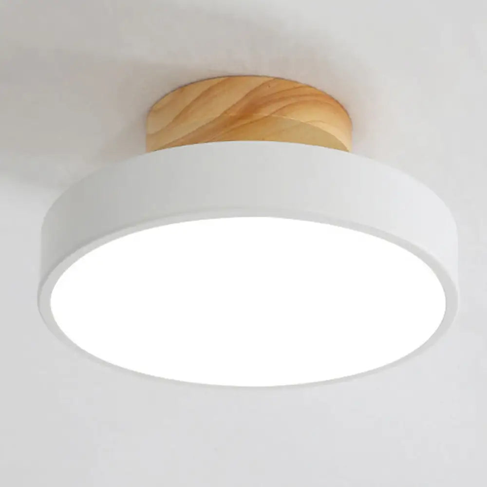 DecorBites™ DecorBites™ Minimalist Round Flush Mount Ceiling Light - Acrylic Chandelier for Bedroom