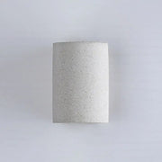 Minimalist speckled concrete led wall light with matte finish and rectangular form for living room wall light use