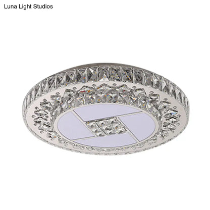 DecorBites™ DecorBites™ Minimalist Stainless Steel LED Pendant Light with Crystal Design