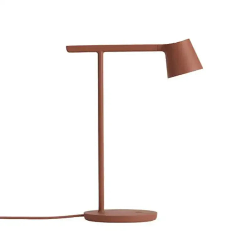 Copper-colored minimalist decorbites adjustable nordic desk lamp with sleek matte finish for bedroom light decor