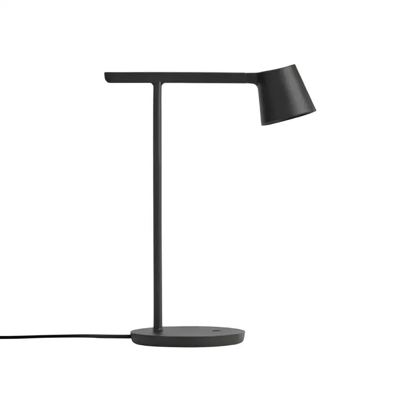 Black minimalist matte desk lamp with sleek modern design perfect for decorbites adjustable nordic desk setup