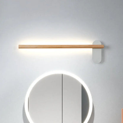 DecorBites™ DecorBites™ Minimalist Wood Vanity Light - LED Beige Wall Sconce for Bathroom (16"/19.5"/23.5")