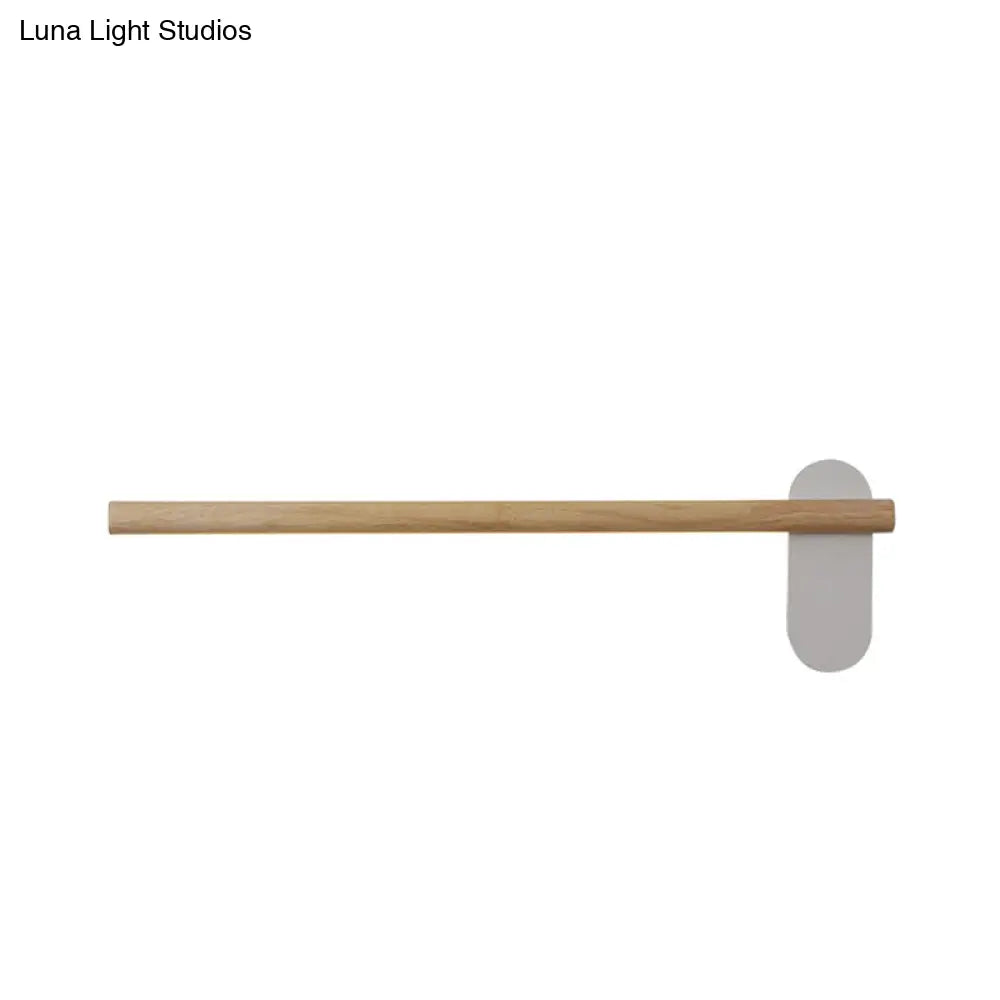 DecorBites™ DecorBites™ Minimalist Wood Vanity Light - LED Beige Wall Sconce for Bathroom (16"/19.5"/23.5")