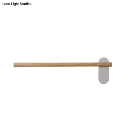 DecorBites™ DecorBites™ Minimalist Wood Vanity Light - LED Beige Wall Sconce for Bathroom (16"/19.5"/23.5")