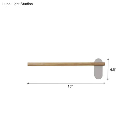 DecorBites™ DecorBites™ Minimalist Wood Vanity Light - LED Beige Wall Sconce for Bathroom (16"/19.5"/23.5")
