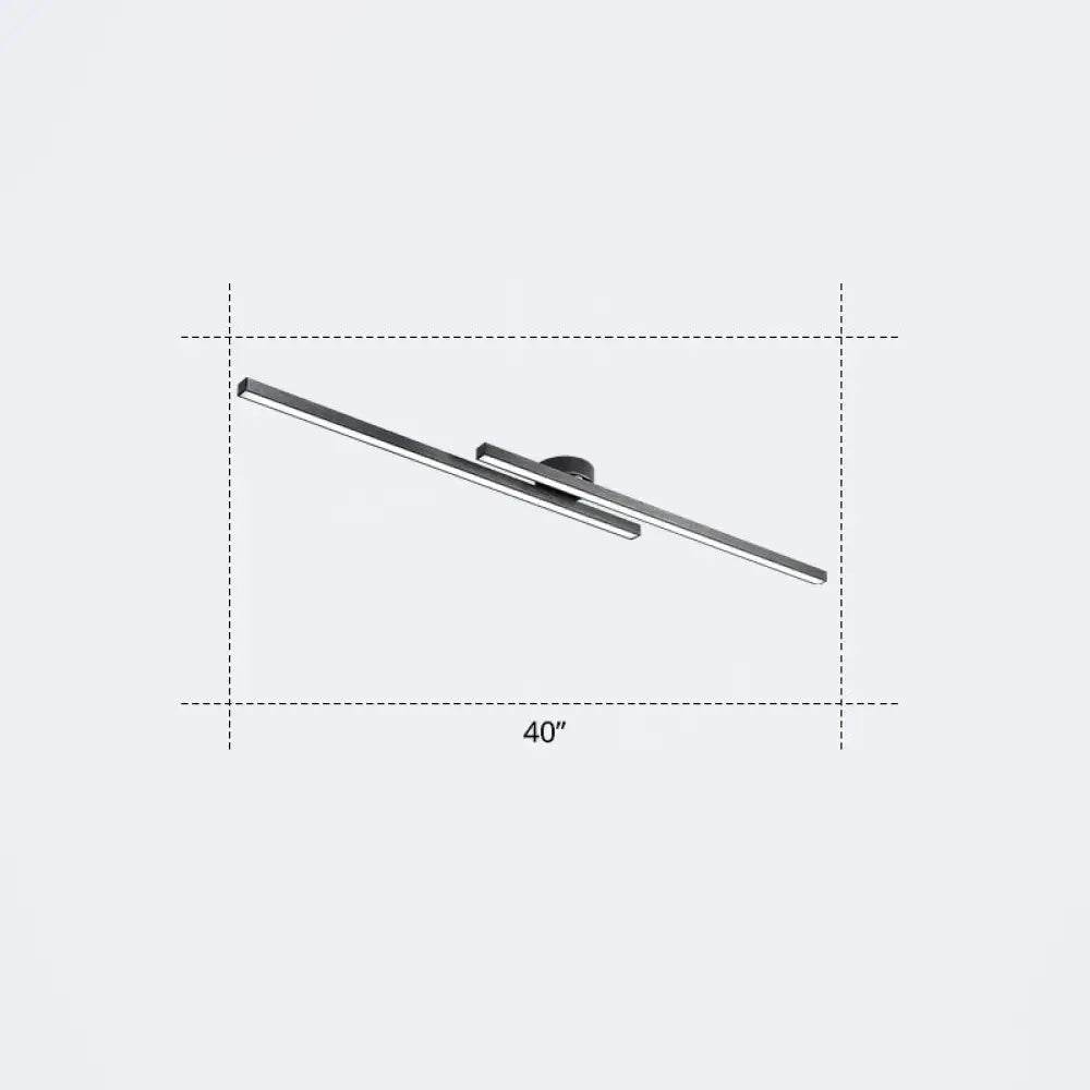 DecorBites™ DecorBites™ Minimalistic Acrylic LED Ceiling Mount Lamp for Living Room: Radial Flush Light Fixture