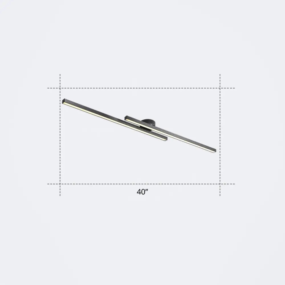 DecorBites™ DecorBites™ Minimalistic Acrylic LED Ceiling Mount Lamp for Living Room: Radial Flush Light Fixture