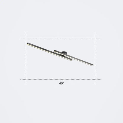 DecorBites™ DecorBites™ Minimalistic Acrylic LED Ceiling Mount Lamp for Living Room: Radial Flush Light Fixture