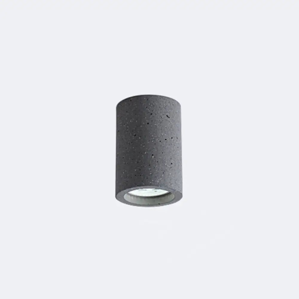 DecorBites™ Lámpara de techo cilíndrica LED minimalista DecorBites™ - Gris cemento