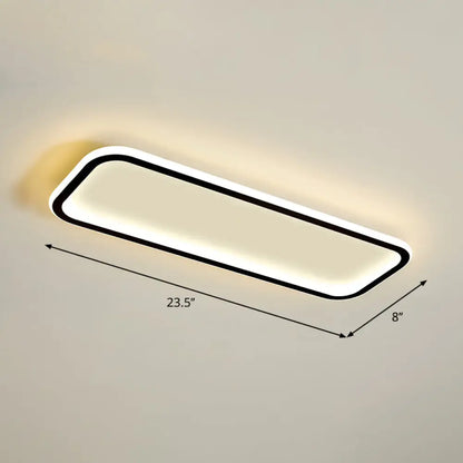 DecorBites™ DecorBites™ Lámpara de techo LED rectangular minimalista empotrada