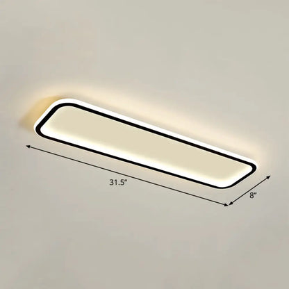 DecorBites™ DecorBites™ Lámpara de techo LED rectangular minimalista empotrada