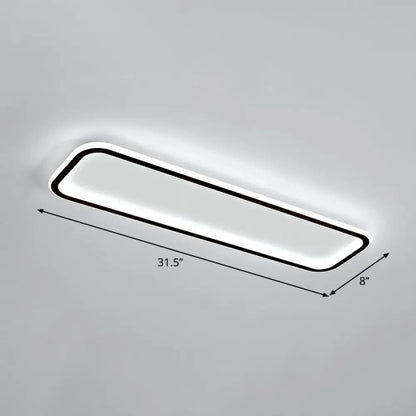 DecorBites™ DecorBites™ Lámpara de techo LED rectangular minimalista empotrada