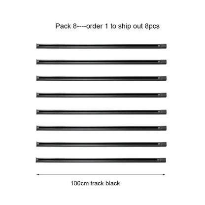 Modern 100cm black white track pack of eight by decorbites for living room lighting decorbites 100cm black