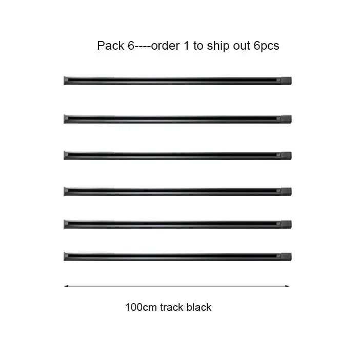 Modern 100cm black white track rail from decorbites featuring sleek uniform design for living room lighting decor