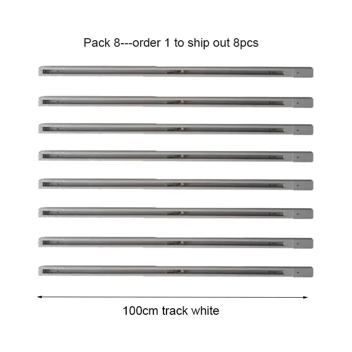 White 100cm track lighting strips with sleek metallic finish in modern 100cm black white track for living room lighting decorbites 100cm black