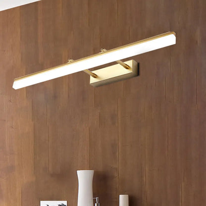 DecorBites™ DecorBites™ Modern 16"/19.5" Gold Wall Sconce with Acrylic LED Light for Bathroom Vanity - Warm/White