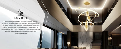 Modern 3-Layer LED Chandelier Pendant Light - Chandelier