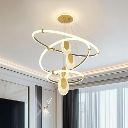 Modern 3-Layer LED Chandelier Pendant Light - Chandelier