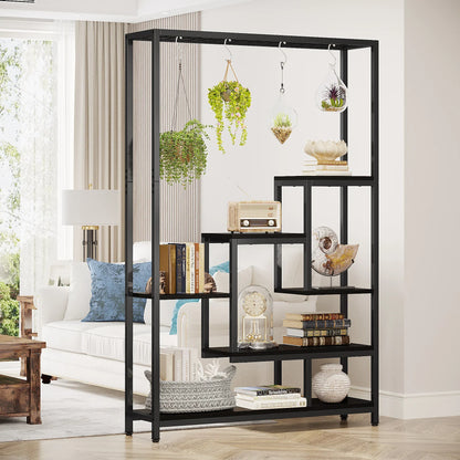 Modern 5-Tier Tall Metal Plant Stand