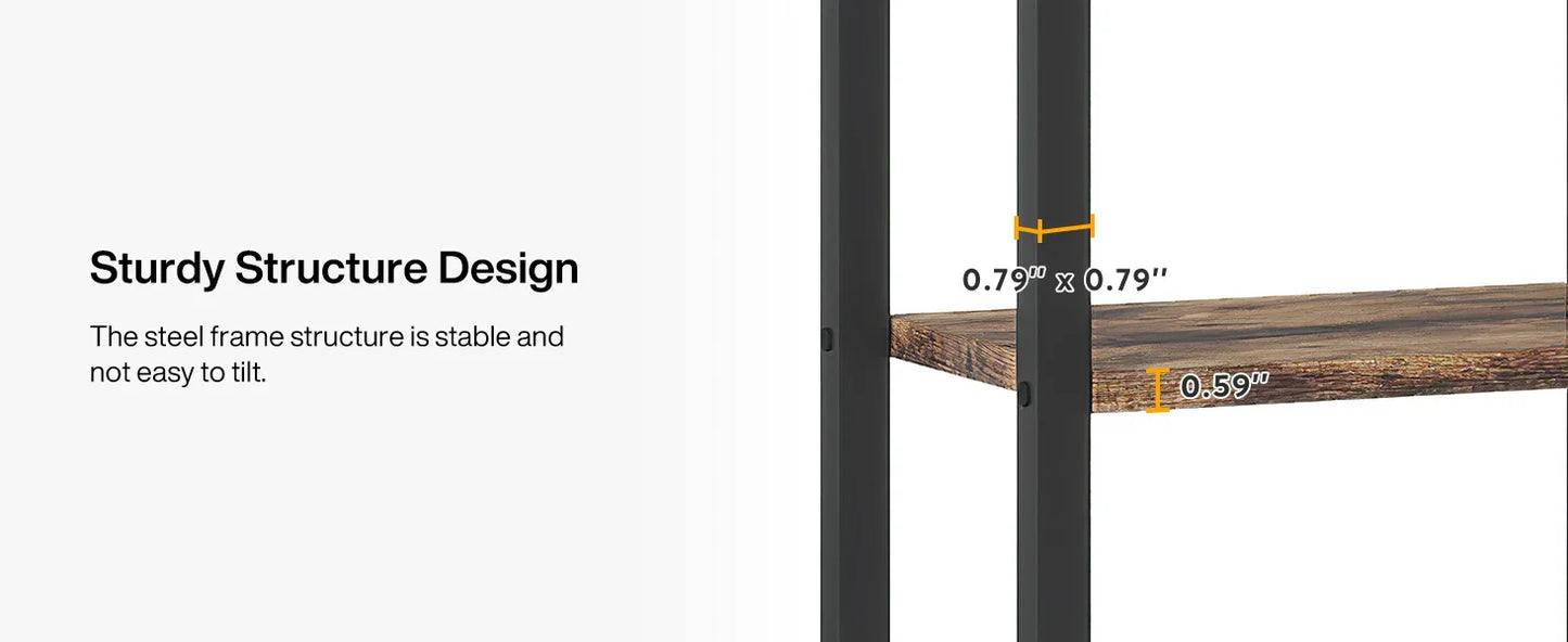 Modern 5-Tier Tall Metal Plant Stand