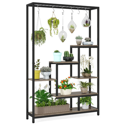Modern 5-Tier Tall Metal Plant Stand