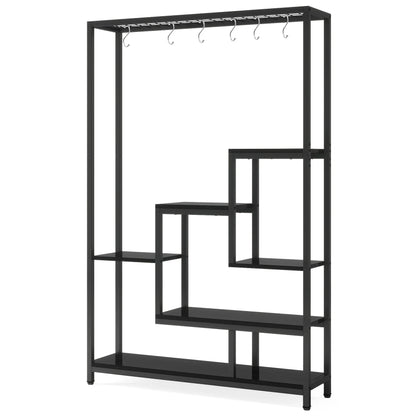 Modern 5-Tier Tall Metal Plant Stand - black / L / GERMANY