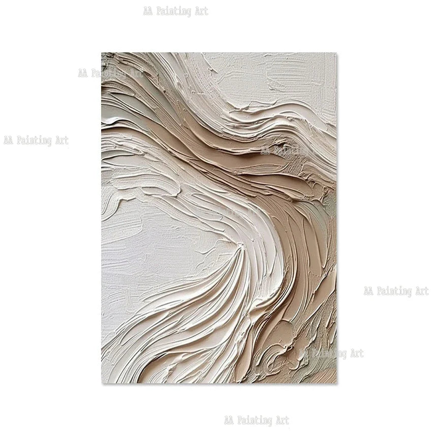 Modern Abstract 3D Acrylic Wall Art Set - unframe-240517 (34)A / 50x70cm unframed - Posters