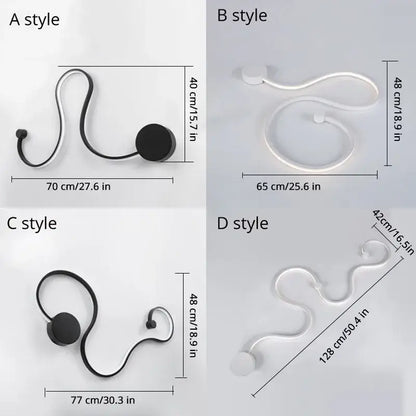 Modern abstract black iron body wall lamp with sleek minimalist black and transparent acrylic coat hooks for living room decorbites iron body