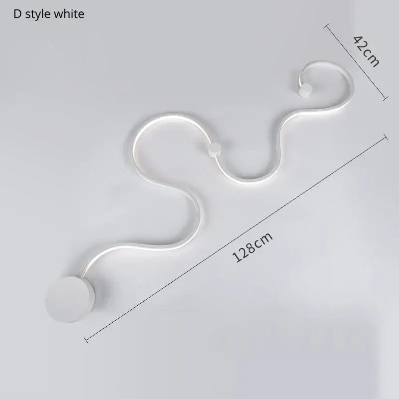 White d-style garment hanger featured with sleek curved design and rounded ends alongside modern black iron body wall lamp decorbites iron body