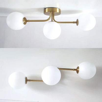 Modern Acrylic Ball Ceiling Light for Home