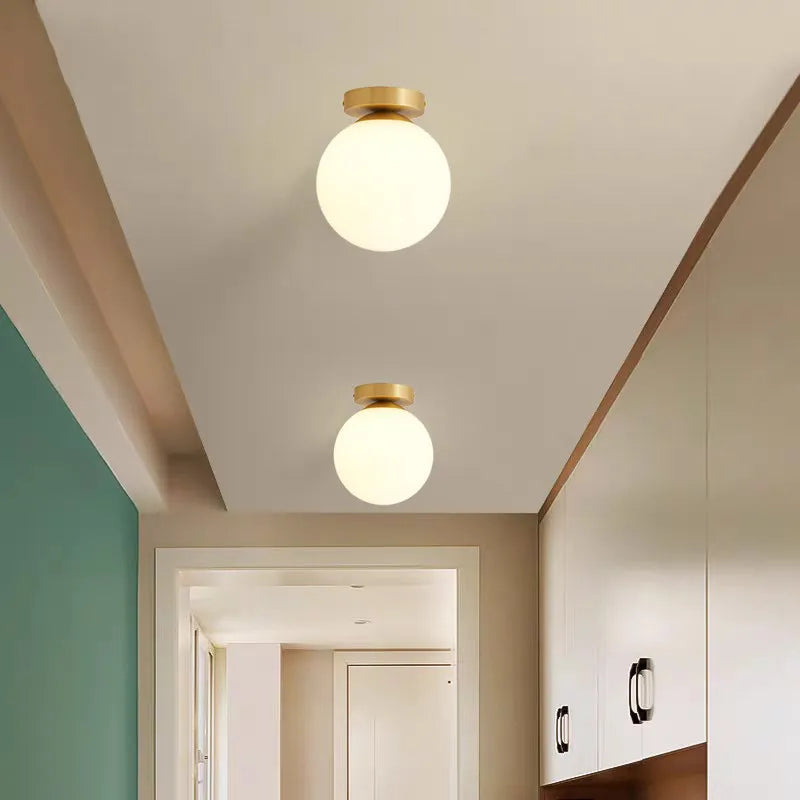 Modern Acrylic Ball Ceiling Light for Home