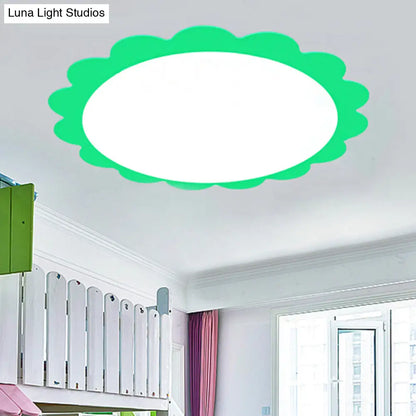 DecorBites™ DecorBites™ Modern Acrylic Ceiling Lamp for Study Rooms - Flower Design with Eye-Caring Light