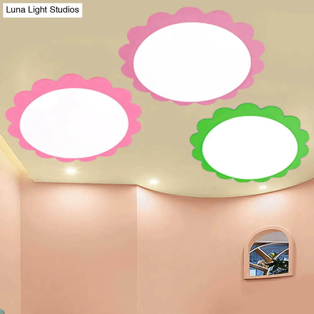 DecorBites™ DecorBites™ Modern Acrylic Ceiling Lamp for Study Rooms - Flower Design with Eye-Caring Light