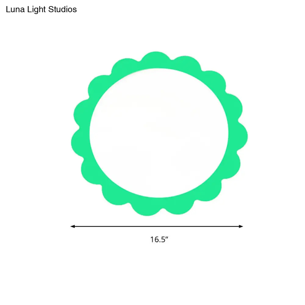 DecorBites™ DecorBites™ Modern Acrylic Ceiling Lamp for Study Rooms - Flower Design with Eye-Caring Light