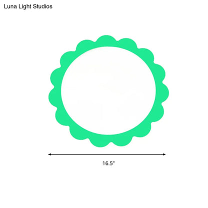 DecorBites™ DecorBites™ Modern Acrylic Ceiling Lamp for Study Rooms - Flower Design with Eye-Caring Light