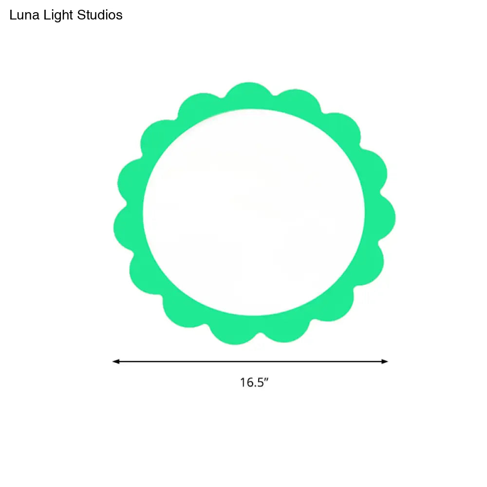 DecorBites™ DecorBites™ Modern Acrylic Ceiling Lamp for Study Rooms - Flower Design with Eye-Caring Light